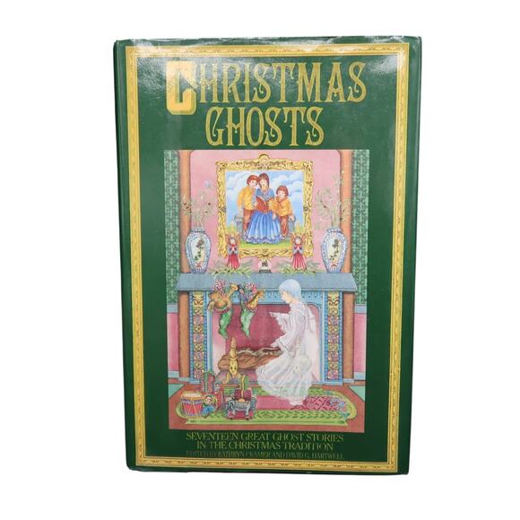 Christmas Ghosts By David Hartwell  Kathryn Cramer 1987 Hardcover Signed Vintage - Picture 1 of 10